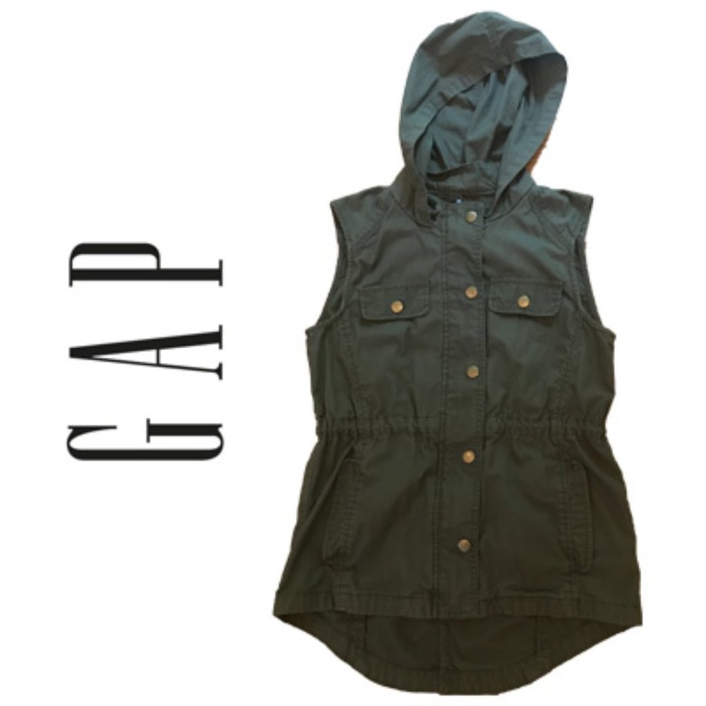 GAP Utility Army Vest with Hood